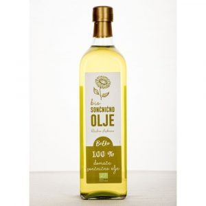 Bio sončnično olje hladno stiskano  1 l