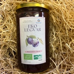 Eko legvar, slivova marmelada, 720 ml